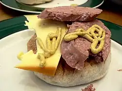 Braunschweiger, streichfähige Leberwurst in Cleveland (Ohio), Vereinigte&nbsp;Staaten