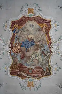 Deckenfresko „Mariä Himmelfahrt“