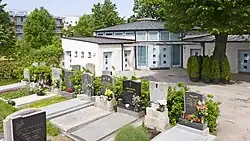 Aufbahrungshalle, Breitenleer Friedhof