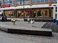 Spielplatz vor Kaufhaus Horten