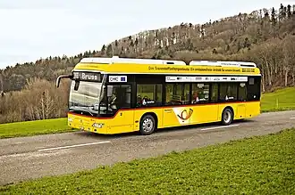 Brennstoffzellen­postauto.