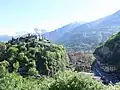 Burg von Breno, Sicht auf die Altstadt