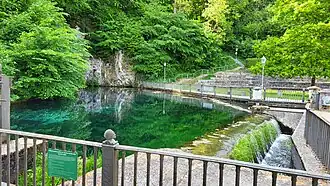 Abfluss der Quelle