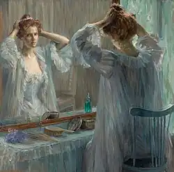 La Toilette (Madeleine Zillhardt), Öl auf Leinwand (1898)