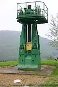 Stillgelegter Brettfallhammer