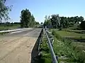 Brücke über Grenzfluss Vadakste 56.38815822.555447 Dez.&nbsp;2007