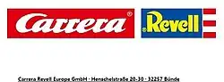 Briefkopf einer Rechnung von Carrera-Revell 2025