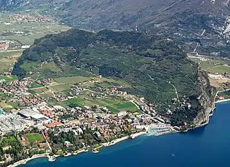 Monte Brione vom Südwesten aus gesehen