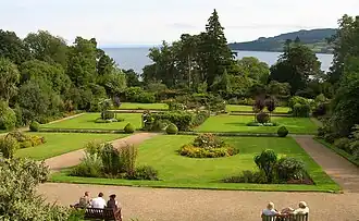Der Walled Garden, Ansicht von Nordwesten