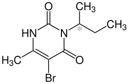 Strukturformel von Bromacil
