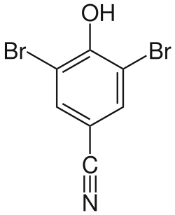 Strukturformel von Bromoxynil