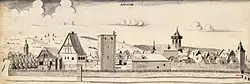 Bruchsal vor der Zerstörung 1689