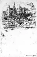 Brück & Sohns erste Ansichtskarte von 1885 mit Meißner Motiv