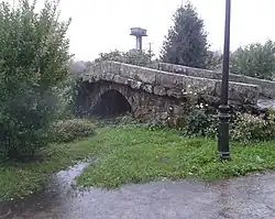 Mittelalterliche Brücke in Augapesada am Jakobsweg