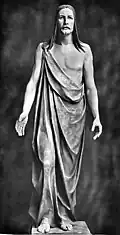 Christusstatue von Adolf Brütt (2008 wiedergefunden)