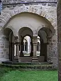 Blick durchs Brunnenhaus