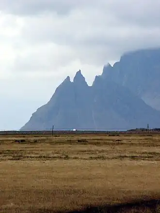 Brunnhorn von Lón aus gesehen