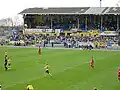 Haupttribüne von der Gegengerade aus