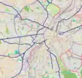 Das um 1958 bestehende Kleinbahnnetz in Brüssel und Umgebung
