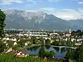 Buchs von Schloss Werdenberg aus gesehen