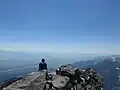 Blick vom Gipfel über Jackson Hole