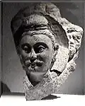 Buddha-Kopf mit Ushnisha