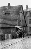 Aufnahme von 1954 mit Nachbarbebauung