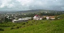 Buea vom Fuß des Kamerunbergs
