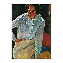 Damenbildnis (Fränze Roloff), 1920