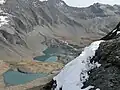 Blick zur Baustelle Muttsee der Kraftwerke Linth-Limmern