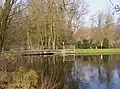 Brücke am Stauwehr der Bullmühle