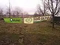 Verbandseigene Obstwiese bei Alt-Otzenrath am Rand des Tagebaus Garzweiler (im Januar 2008 enteignet und dem Braunkohletagebau zugeführt)