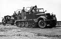 3-t-Zugmaschine mit lFH 10,5-cm, Woronesch, August 1942