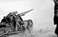 17-cm-Kanone 18 in Feuerstellung