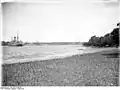 Ufer der Toteninsel mit Blick auf Tanga (1906–1918)