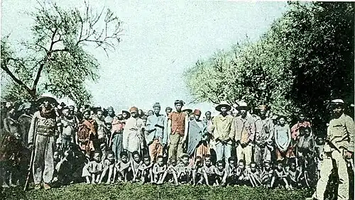 Kriegsgefangene Nama und Herero