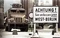 IFA G5 SK-2 Wasserwerfer im Einsatz während des Mauerbaus