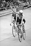 Christa Luding bei ihrem Sieg im Sprint beim Großen Preis der DDR 1988