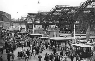 Querbahnsteig, 1953