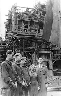 Stilles Gedenken für die toten Berg­arbeiter von Zwickau (1960)