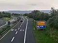 Abfahrt am Autobahndreieck Nordharz