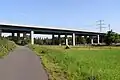 Urselbachtalbrücke der A 5 zwischen Weißkirchen und Niederursel