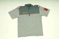 Kurzärmeliges Uniformpolo der Polizei