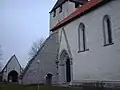 Strebewerk auf der Südseite