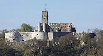 Burg Königstein (Königstein im Taunus), eine der größten Burgruinen Deutschlands (zwölftes bis 16.&nbsp;Jahrhundert)
