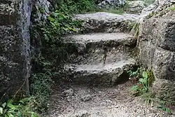 Treppe zur Terrasse