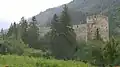 Die Burg vom nordwestlichen Zufahrtsweg