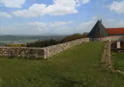 Höchster Punkt des Lutherwegs 1521 Blick von der Burg Herzberg nach Thüringen