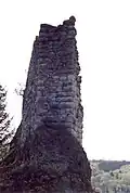 Nordecke des Wohnturmes, 1996