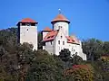Burg von Treffurt aus.